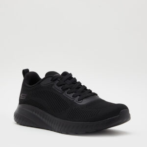 Skechers  Bobs Squad Chaos- Face Off Casual Comfort Lace Up Trainers 117209-BBK