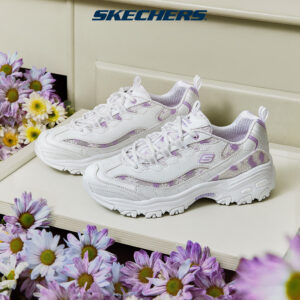 Skechers D'Lites Lace-Up Low Top Sneakers 150234-WLV